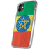 Ethiopia Flag Distressed iPhone 11 Clear Case