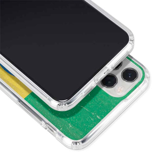 Ethiopia Flag Distressed iPhone 11 Pro Clear Case