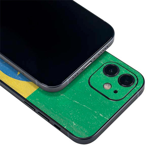 Ethiopia Flag Distressed iPhone 12 Mini Skin