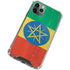 Ethiopia Flag Distressed iPhone 12 Pro Clear Case