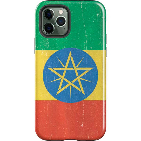 Ethiopia Flag Distressed iPhone 12 Pro Max Impact Case