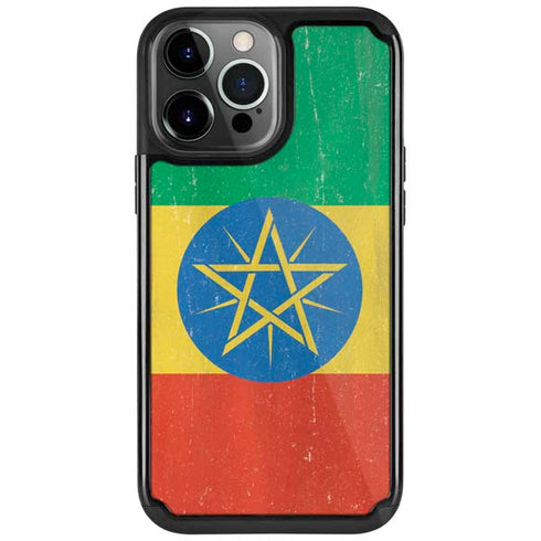 Ethiopia Flag Distressed iPhone 13 Pro Cargo Case