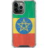 Ethiopia Flag Distressed iPhone 13 Pro Max Clear Case