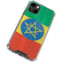 Ethiopia Flag Distressed iPhone 14 Clear Case
