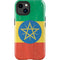 Ethiopia Flag Distressed iPhone 15 Plus Impact Case
