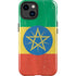 Ethiopia Flag Distressed iPhone 15 Plus Impact Case