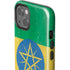 Ethiopia Flag Distressed iPhone 14 Plus Impact Case
