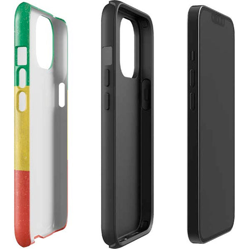 Ethiopia Flag Distressed iPhone 14 Plus Impact Case