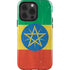 Ethiopia Flag Distressed iPhone 14 Pro Impact Case