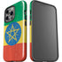 Ethiopia Flag Distressed iPhone 15 Pro Impact Case