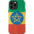 Ethiopia Flag Distressed iPhone 14 Pro Max Impact Case