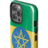 Ethiopia Flag Distressed iPhone 15 Pro Max Impact Case