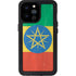 Ethiopia Flag Distressed iPhone 14 Pro Max Waterproof Case