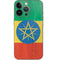 Ethiopia Flag Distressed iPhone 15 Pro Skin