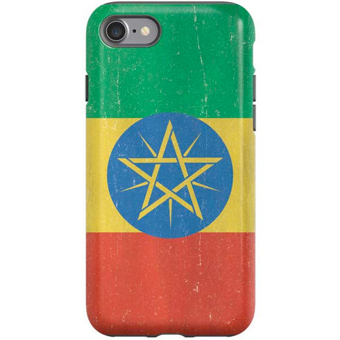 Ethiopia Flag Distressed iPhone SE (2nd & 3rd Gen) Pro Case