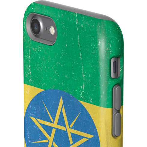 Ethiopia Flag Distressed iPhone SE (2nd & 3rd Gen) Pro Case