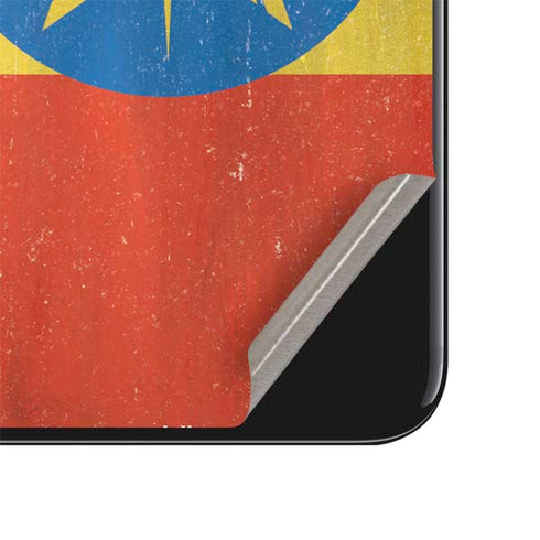 Ethiopia Flag Distressed iPhone SE (2nd & 3rd Gen) Skin