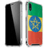 Ethiopia Flag Distressed iPhone XR Clear Case