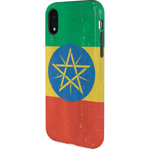 Ethiopia Flag Distressed iPhone XR Pro Case