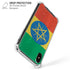Ethiopia Flag Distressed iPhone XS Max Clear Case
