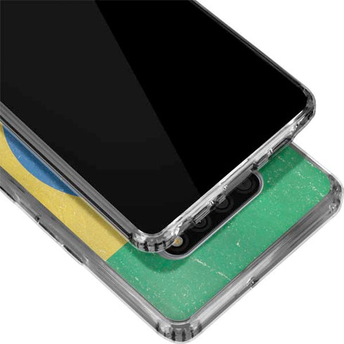 Ethiopia Flag Distressed LG Stylo 6 Clear Case