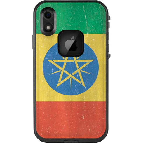 Ethiopia Flag Distressed LifeProof Fre iPhone Skin