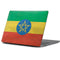 Ethiopia Flag Distressed Apple MacBook Pro 13-inch Skin