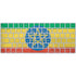 Ethiopia Flag Distressed Magic Keyboard Skin