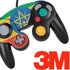 Ethiopia Flag Distressed Nintendo GameCube Controller Skin