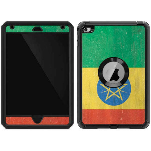 Ethiopia Flag Distressed Otterbox Defender iPad Skin