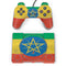 Ethiopia Flag Distressed PlayStation Classic Bundle Skin