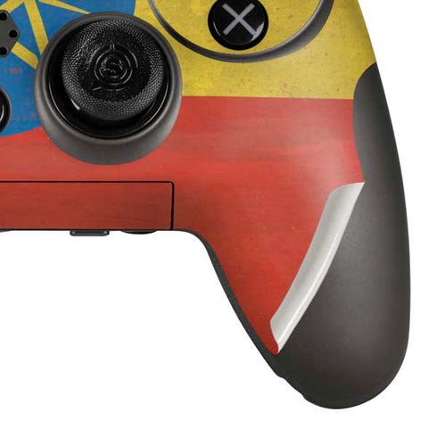 Ethiopia Flag Distressed PlayStation Scuf Vantage 2 Controller Skin