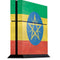 Ethiopia Flag Distressed PS4 Console Skin