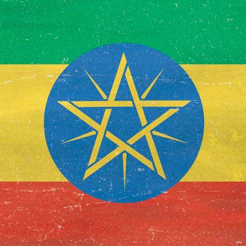 Ethiopia Flag Distressed PS4 Controller Skin