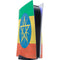 Ethiopia Flag Distressed PS5 Console Skin