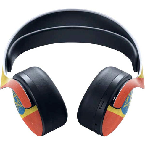Ethiopia Flag Distressed PULSE 3D Wireless Headset for PS5 Skin