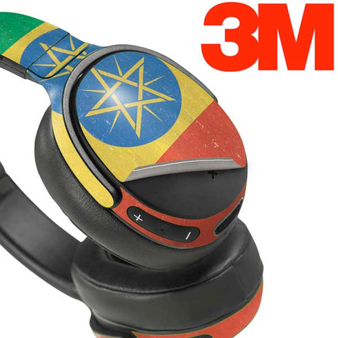 Ethiopia Flag Distressed Skullcandy Venue Skin
