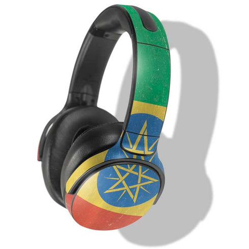 Ethiopia Flag Distressed Skullcandy Venue Skin