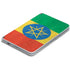 Ethiopia Flag Distressed Surface Duo Skin