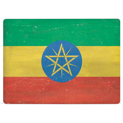 Ethiopia Flag Distressed Surface Laptop 2 Skin