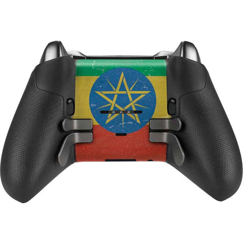 Ethiopia Flag Distressed Xbox Elite Wireless Controller Series 2 Skin
