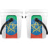 Ethiopia Flag Distressed YETI Roadie 24 Hard Cooler Skin