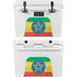 Ethiopia Flag Distressed YETI Tundra 35 Hard Cooler Skin