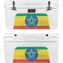 Ethiopia Flag Distressed YETI Tundra 65 Hard Cooler Skin
