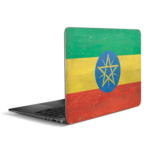 Ethiopia Flag Distressed Zenbook UX305FA 13.3in Skin