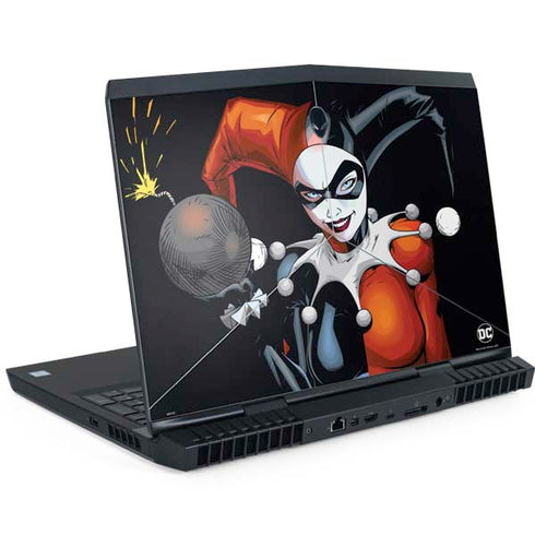 DC Comics Harley Quinn Playfull Pose Dell Alienware Skin