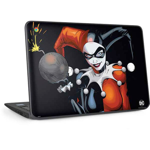DC Comics Harley Quinn Playfull Pose HP Chromebook Skin