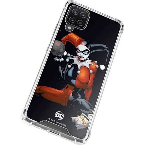 DC Comics Harley Quinn Playfull Pose Galaxy A12 Clear Case
