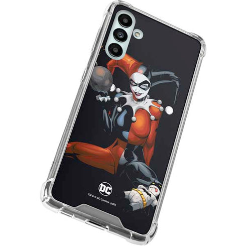 DC Comics Harley Quinn Playfull Pose Galaxy A13 5G Clear Case