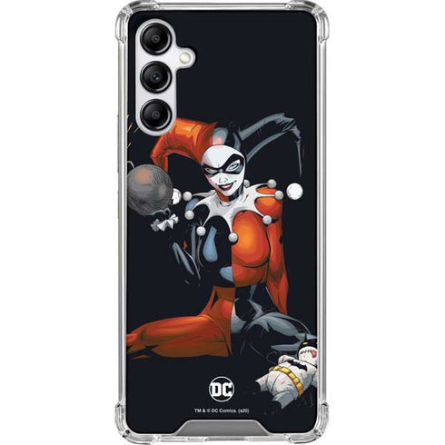 DC Comics Harley Quinn Playfull Pose Galaxy A14 5G Clear Case